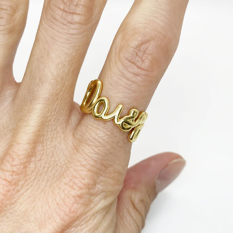 Ring Parts Script Script Ring β Heritage Jewelry New York